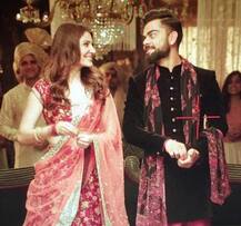 विराट-अनुष्काचा पारंपरिक लूक, फोटो व्हायरल