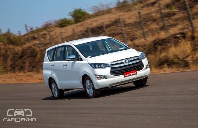 Toyota Innova Crysta Fortuner Prices Hiked Latest Update टोयोटाच्या इनोव्हा, फॉर्च्युनर कारच्या किंमतीत वाढ