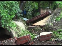 कोल्हापुरात पावसाचा कहर, अनेक वाहनं नाल्यात वाहून गेली