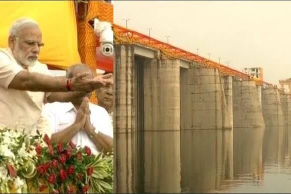 56 वर्षे लांबलेल्या सरदार सरोवर धरणाचं मोदींच्या हस्ते लोकार्पण Pm Narendra Modi Inaugurates Sardar Sarovar Dam Project Latest Update 56 वर्षे लांबलेल्या सरदार सरोवर धरणाचं मोदींच्या हस्ते लोकार्पण