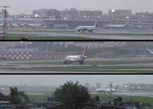 मुंबईत पावसाची उसंत, रनवेची साफसफाई, उड्डाणं सुुरु