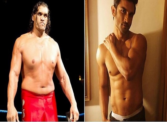 Sushant Singh Rajput Likely Play Legendary Wrestler The Great Khali Latest Update सुशांत सिंग राजपूत 'द ग्रेट खली'च्या भूमिकेत?