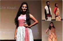 एमजीएममध्ये गांधी जयंतीनिमित्त खादीच्या कपड्यांचं सादरीकरण