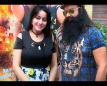 हनीप्रीत अखेर कॅमेऱ्यात कैद 