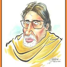 व्यंगचित्रातून राज ठाकरेंच्या बिग बींना वाढदिवसाच्या शुभेच्छा