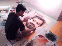 हुबेहूब रांगोळी काढणारा रायगडमधील अवलिया !