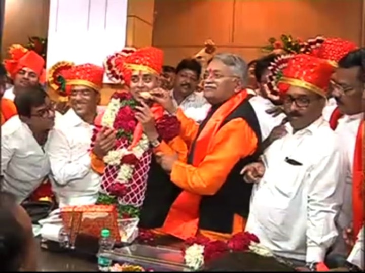 Aurangabad MNC Mayor election, Shivsena’s candidate won by huge votes औरंगाबादच्या महापौरपदी शिवसेनेचे नंदकुमार घोडेले विराजमान