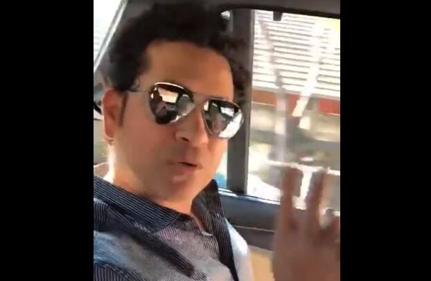 make wearing helmets says sachin tendulkar दुचाकीस्वारांना हेल्मेट घालण्याचं सचिन तेंडुलकरचं आवाहन
