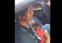 टोईंगवेळी कारमधील \'त्या\' महिलेकडे बाळ नव्हतं?