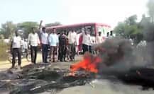 ऊसदर आंदोलन पेटलं, पोलिसांचा हवेत गोळीबार, 2 जखमी