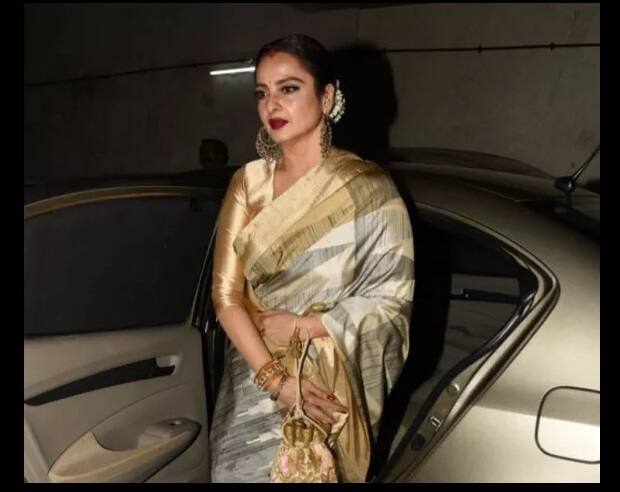 अभिनेत्री रेखा (फोटो सौजन्य : मानव मंगलानी)