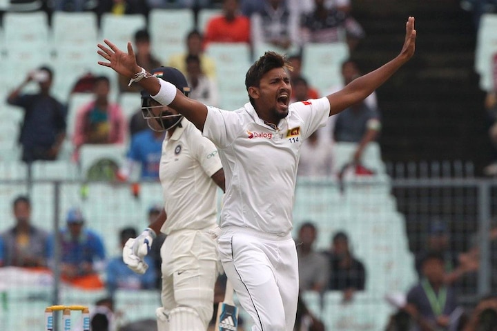 Lakmal took 3 wickets in 6 overs without run in Kolkata Test latest updates ईडन गार्डन्सवर लकमलची लकाकी, 6 षटकं, 6 निर्धाव, 3 विकेट्स