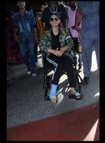 \'झाँसी\'च्या सेटवर कंगनाला गंभीर इजा 