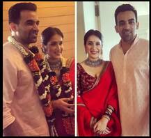 झहीर आणि सागरिका लग्नाच्या बेडीत 