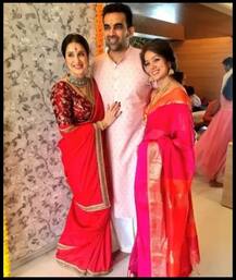 झहीर आणि सागरिका लग्नाच्या बेडीत 