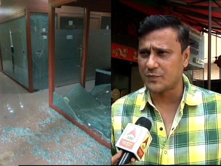 Unidentified persons vandalized Mumbai Congress office at CST होय, मुंबई काँग्रेसचं कार्यालय मनसेने फोडलं: संदीप देशपांडे