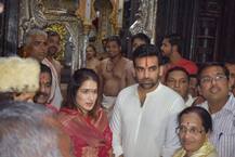 झहीर खान-सागरिका घाटगे अंबाबाईच्या दर्शनाला कोल्हापुरात