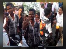 गाडी टो केल्याने वाद, वाहतूक पोलिसांना धक्काबुक्की