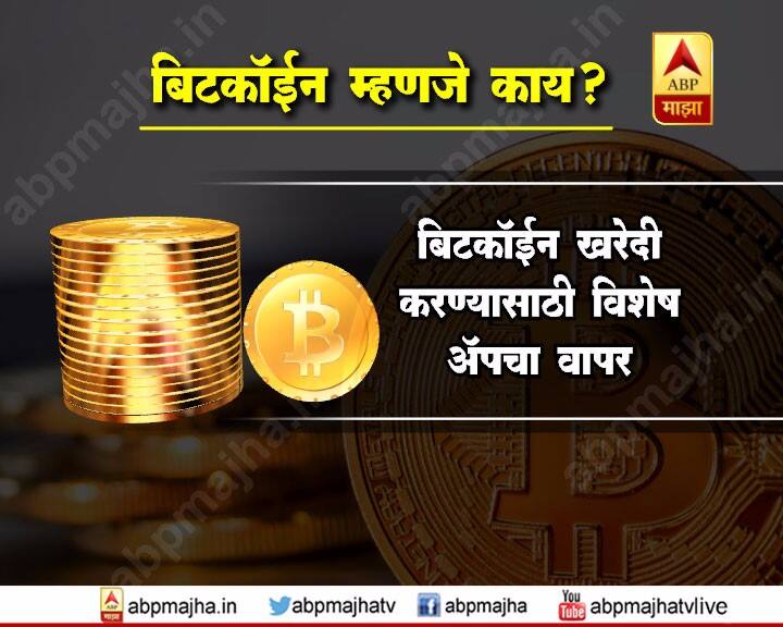 बिटकॉईनच्या खरेदीसाठी विशेष अॅपचा वापर