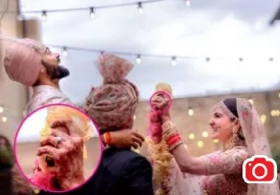 virat and anushka sharma wedding ring latest update विराटनं अनुष्काला दिलेल्या अंगठीची नेमकी किंमत किती?