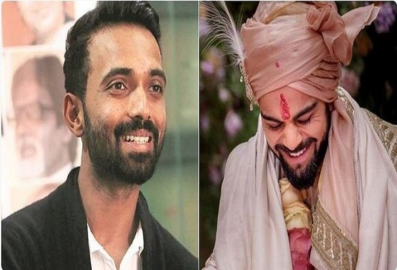 Virat Kohli sought tips from his cricketer friend Ajinkya Rahane अजिंक्यने शुभेच्छा दिल्या, विराटने टिप्स मागितल्या!