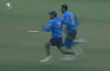 धावण्याचं आव्हान देणाऱ्या पंड्यावर धोनीची मात