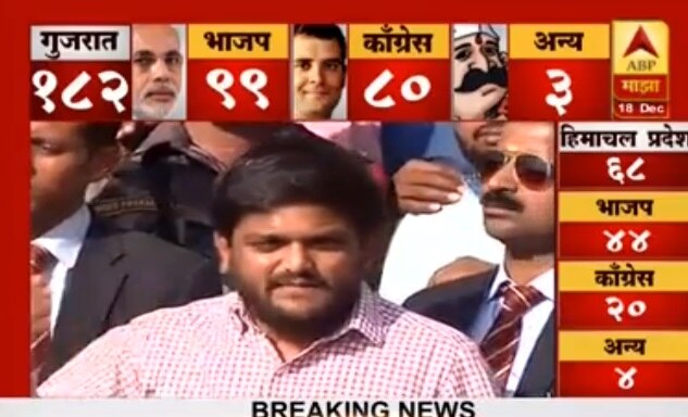 Hardik Patel’s serious allegation against BJP in Gujarat elections latest update EVMसोबत छेडछाड करुन विजय मिळवणाऱ्या भाजपला शुभेच्छा : हार्दिक पटेल