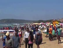 नाताळच्या सेलिब्रेशनसाठी गोव्यात पर्यटकांची गर्दी