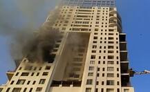 मुंबईतील वाळकेश्वरमध्ये 31 मजल्याच्या इमारतीला आग