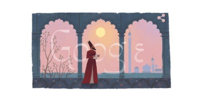 Google Doodle salutes Mirza Ghalib On His 220 th Birthday शेर-ओ-शायरीच्या बादशाहला गूगलचा सलाम