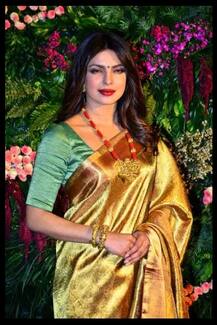 \'विरानुष्का\'च्या रिसेप्शन पार्टीत प्रियांका चोप्राचा देसी लूक!