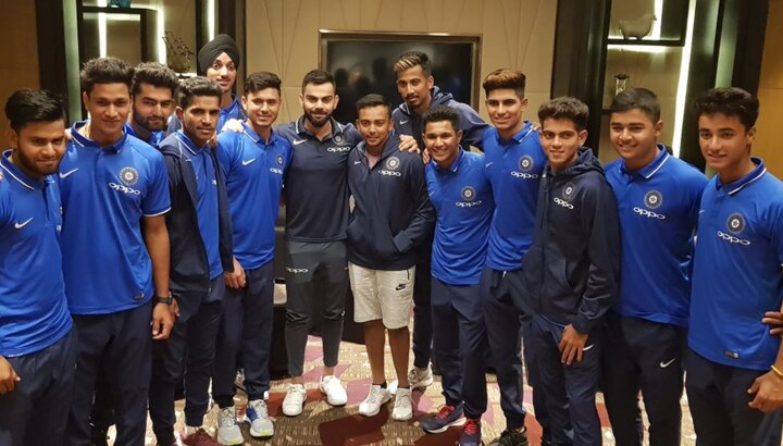 ICC UNDER 19 WORLD CUP, 2018 : India U19 Squad leave for new zealand पृथ्वी शॉ कर्णधार, अंडर 19 वर्ल्ड कपसाठी भारतीय संघ रवाना