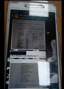 एमबीएचा पेपर सुरु होताच सहाव्या मिनिटात व्हॉट्सअॅपवर!