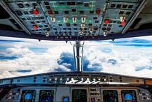 उडत्या विमानाच्या कॉकपिटमध्ये पायलट पती-पत्नीचं घरगुती भांडण