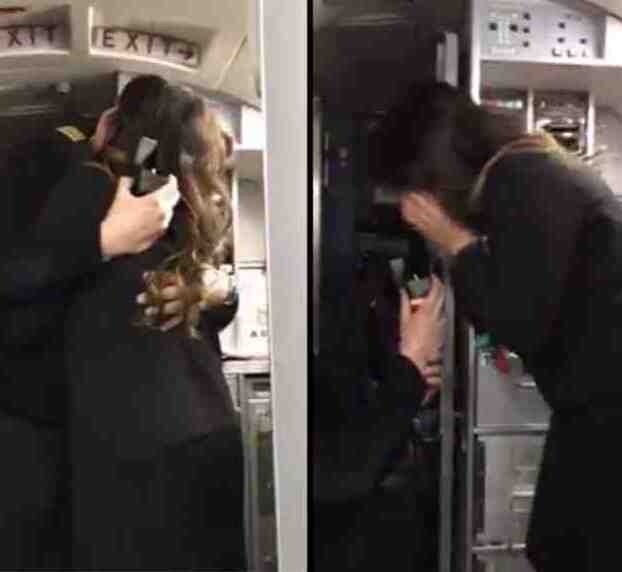 Pilot Proposes To Air Hostess latest updates VIDEO : पायलटकडून विमानातच एअर हॉस्टेसला प्रपोज