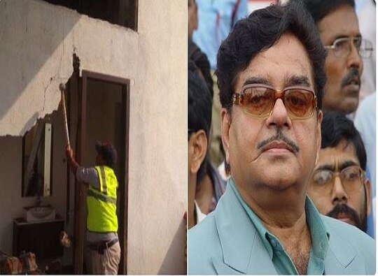 BMC demolishes illegal construction in actor Shatrughna Sinha’s house latest update शत्रुघ्न सिन्हांच्या घरातील अनधिकृत बांधकामावर पालिकेचा हातोडा