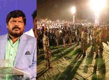 औरंगाबादमध्ये आठवलेंच्या सभेत गोंधळ, सात मिनिटात भाषण आवरलं