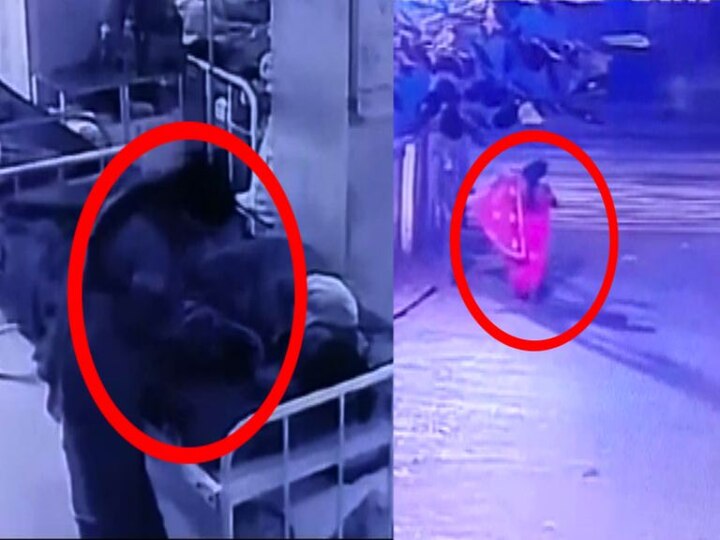 child theft from hospital in thane latest updates CCTV : ठाण्यातील रुग्णालयातून पाच तासांचं बाळ चोरीला!