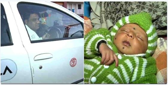 a child get 5 years free Ola ride who born on Maharashtra day in Nagpur 'महाराष्ट्र बंद'च्या दिवशी कॅबमध्ये जन्म, आता 'ओला'चा मोफत प्रवास