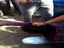 विवाहित महिलेला अश्लिल मेसेज, आरोपीला बेदम चोप