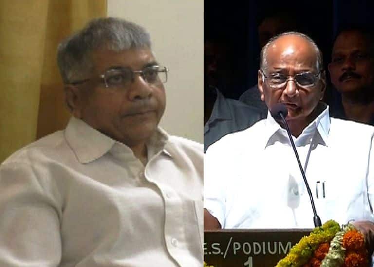 पवार शेतमालावर प्रक्रिया करणाऱ्या उद्योग समुहाचे नेते : प्रकाश आंबेडकर Sharad pawar is leader of food processing industry says Prakash Ambedkar पवार शेतमालावर प्रक्रिया करणाऱ्या उद्योग समुहाचे नेते : प्रकाश आंबेडकर