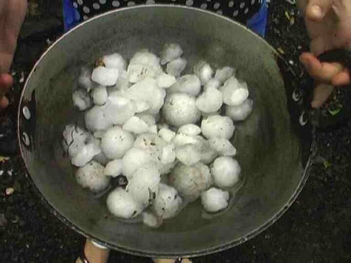 वाशिम जिल्ह्यातील रिसोड तालुक्यात वाकद, महागाव, बेलखेड परिसरात गारपीट झाली.