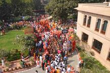 राजधानीत शिवजयंतीचा उत्साह, महाराष्ट्र सदनातून भव्य रॅली