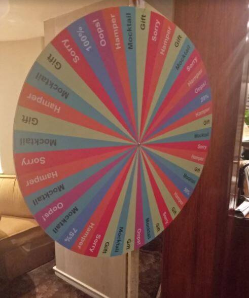 विशेष म्हणजे 'स्पीन द व्हील' खेळून बिलात सवलत मिळवता येईल किंवा गुडी बॅग, बिअर, मॉकटेल, कॉकटेल, बेकरी हॅंपर आणि एका बुफेवर 25, 50, 75 ते 100 टक्क्यांपर्यंत सवलतही मिळवता येईल.