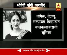 अभिनेत्री श्रीदेवी यांची कारकीर्द