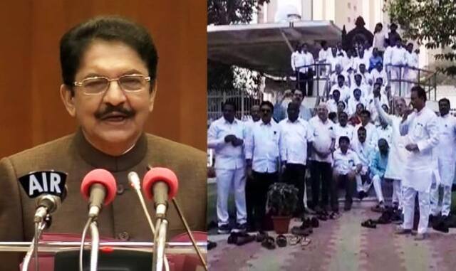 राज्यपालांच्या भाषणाचा अनुवाद गुजरातीमधून, विरोधक आक्रमक