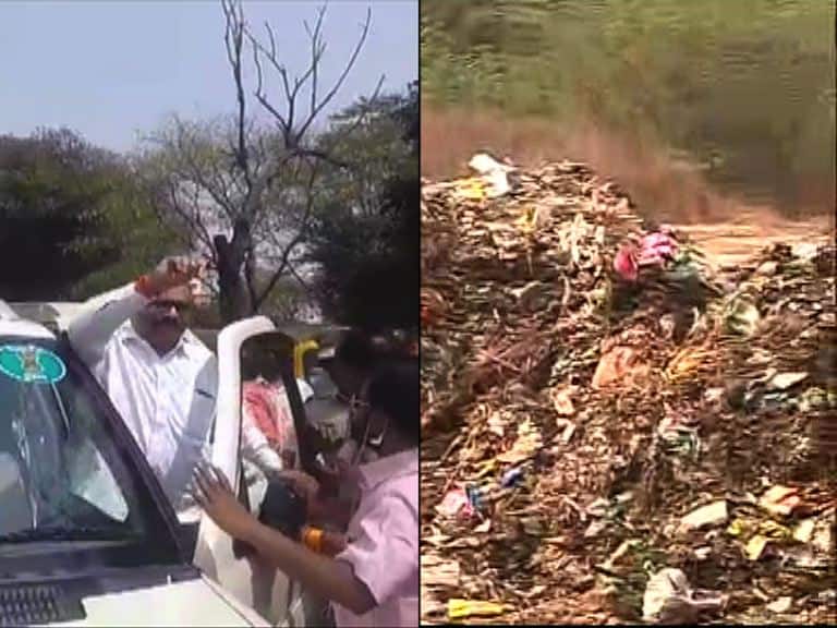 aurangabad garbage issue on 17th day latest marathi news updates औरंगाबादेतील कचराकोंडीचा 17 वा दिवस, आमदार सावेंची गाडी अडवली