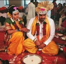 \'तुमच्यासाठी काय पण...\'फेम संग्राम आणि खुशबू विवाहबंधनात
