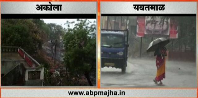 यवतमाळ, अकोल्यात पावसाची हजेरी, मराठवाड्यातही पावसाचा इशारा