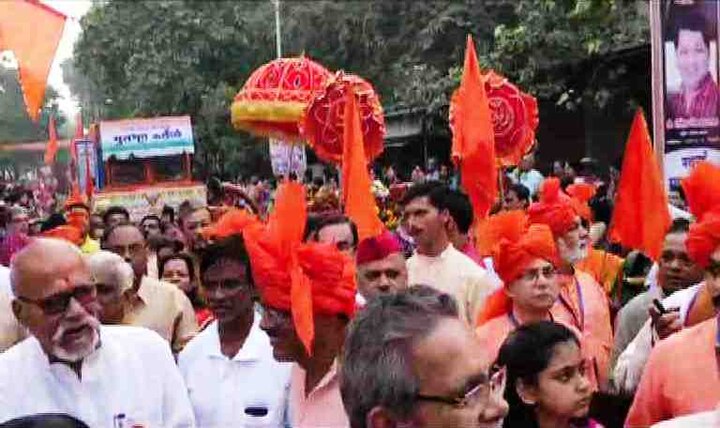 gudhipadwa celebration in maharashtra latest marathi news updates राज्यभरात मराठी नववर्षाचा उत्साह, शोभायात्रांचंही आयोजन